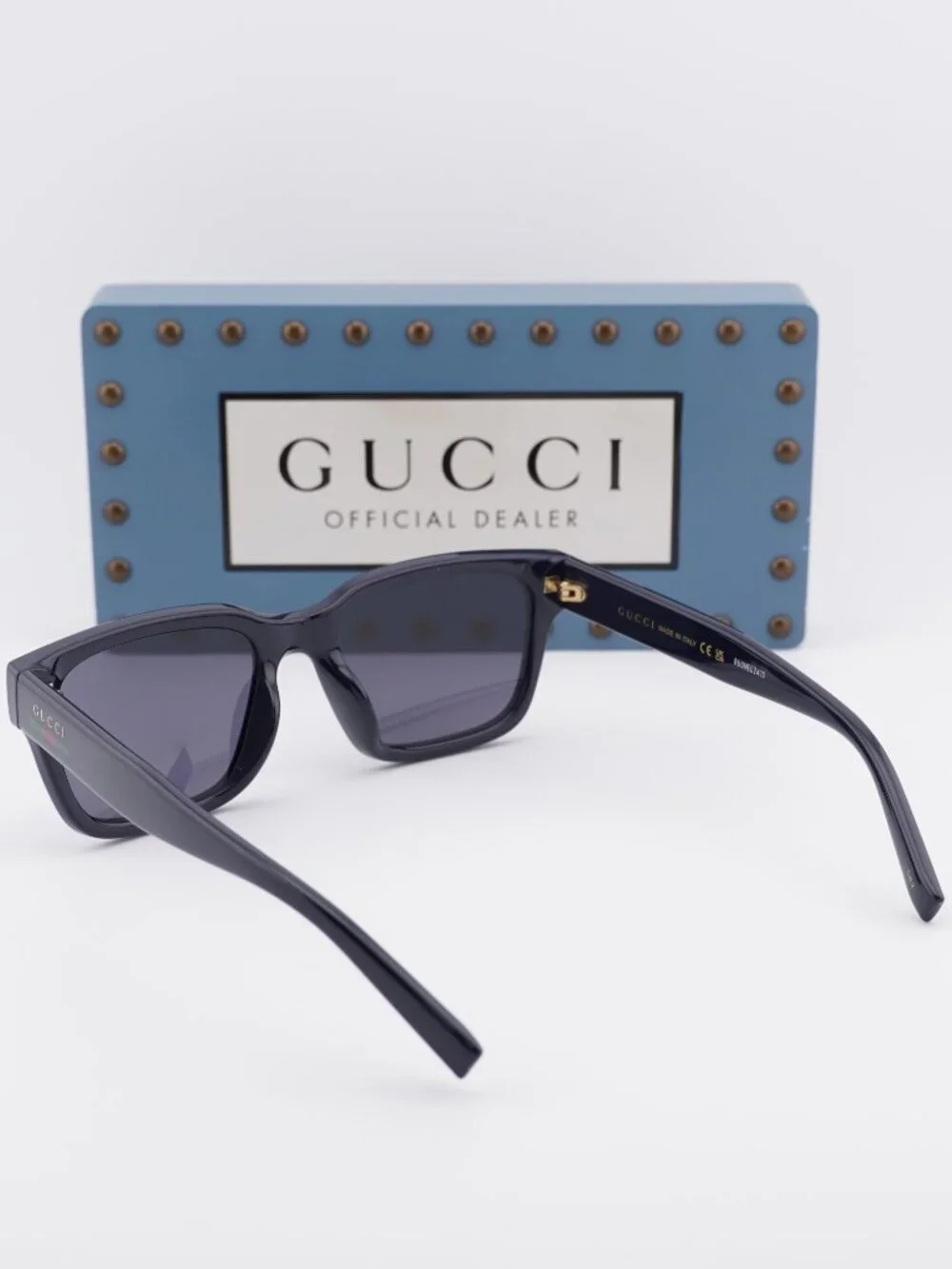 Gucci GG1857SK 003 Square Men Sunglasses - Blue